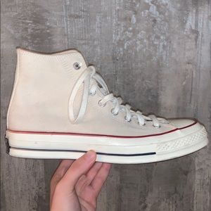CONVERSE CHUCK 70 HIGH TOP SNEAKER CREAM W9.5/M7.5